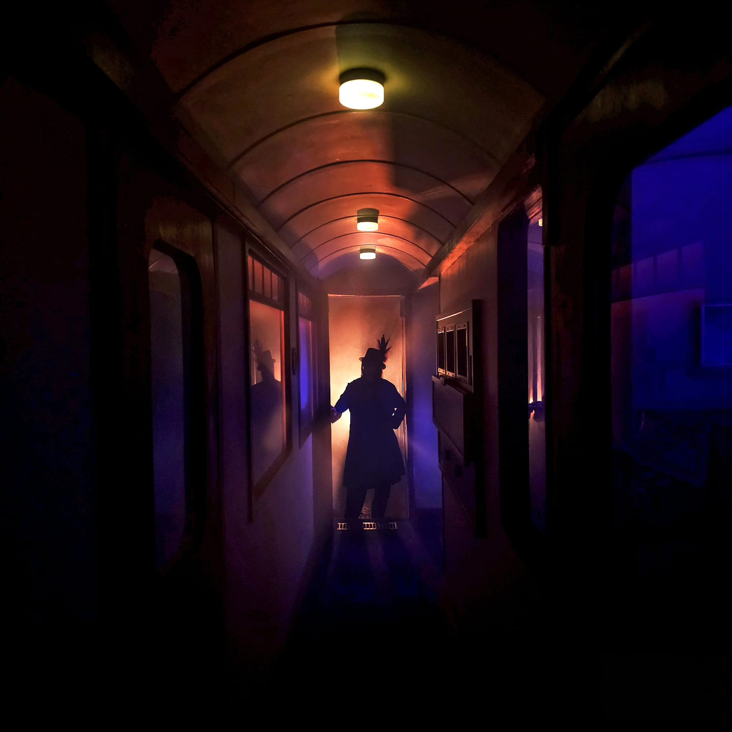 Interior del vagón de la experiencia